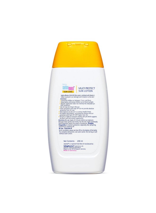 Sebamed Baby Sebamed Sun Lotion|pH 5.5|Triple Protection from UV rays|Water & Sweat resistant|200 ml - Image 3