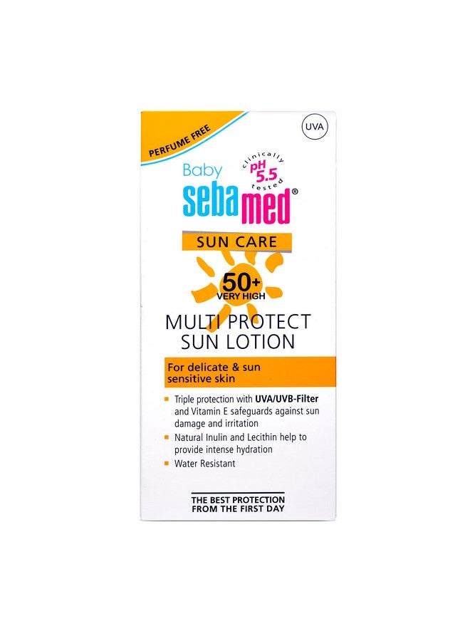 Sebamed Baby Sebamed Sun Lotion|pH 5.5|Triple Protection from UV rays|Water & Sweat resistant|200 ml - Image 1