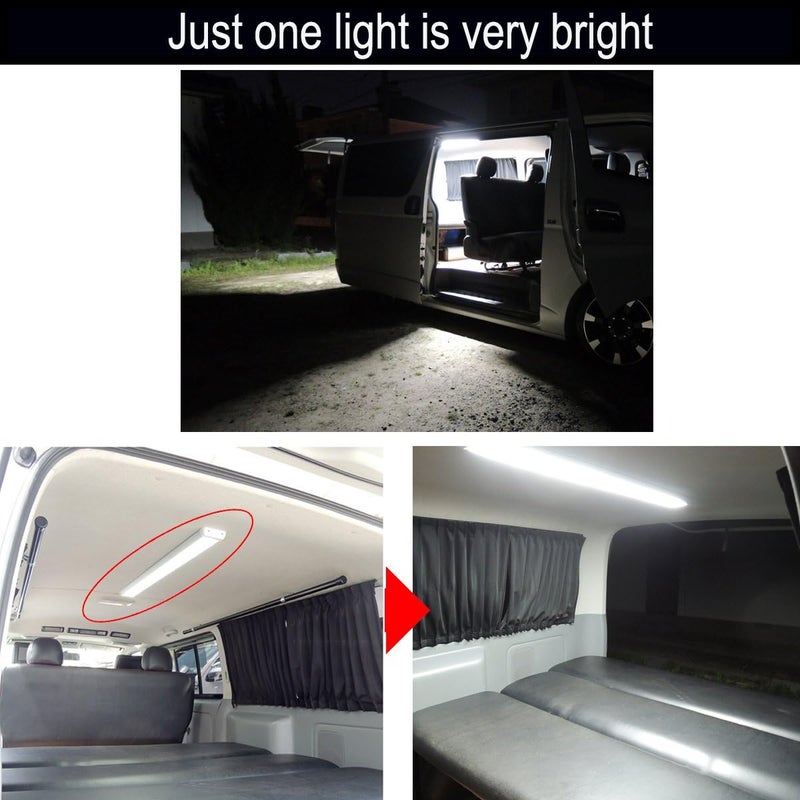 Lightronic LED Interior Light Fixture 50", High Light-Output Low Current Draw, 6000K Cool-White Wide Flood Beam, 12V/24V DC, On/Off Rocker Switch, Aluminum Housing for RV & Utility Vehicles, 1-Pack - Image 4