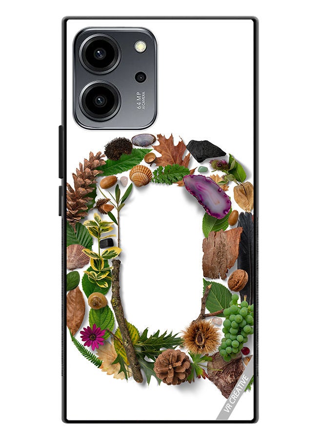 VR CREATIVE Protective Case Cover For Honor 80 SE Alphabet Q Design Multicolour - Image 1