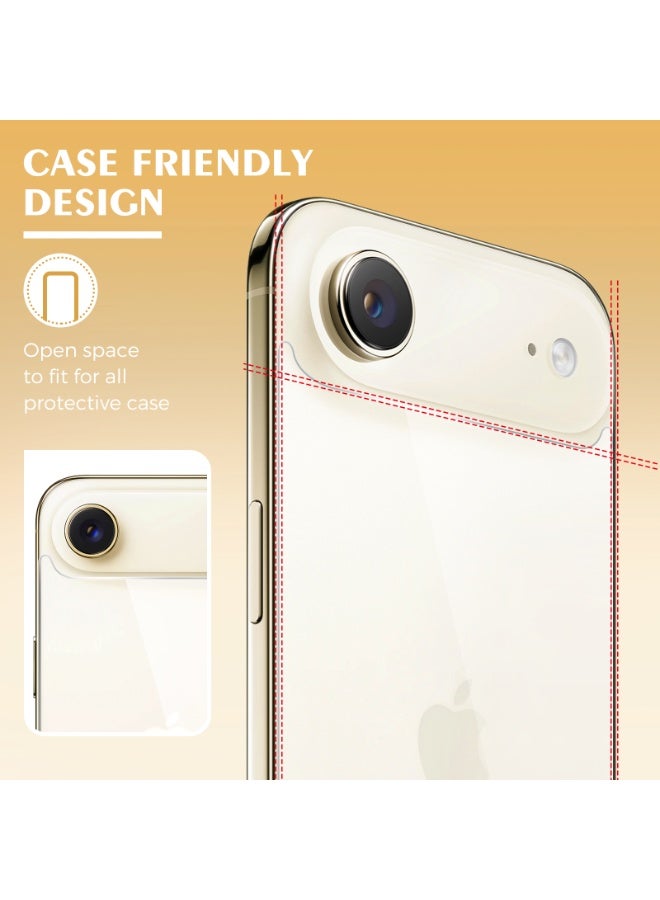 Back Screen Protector for iPhone Air [2-Pack],iPhone Air Back Glass Protector Anti-Fingerprint/Scratch Ultra Thin Tempered Glass Screen Protector for iPhone Air (6.5 inch) - Image 4