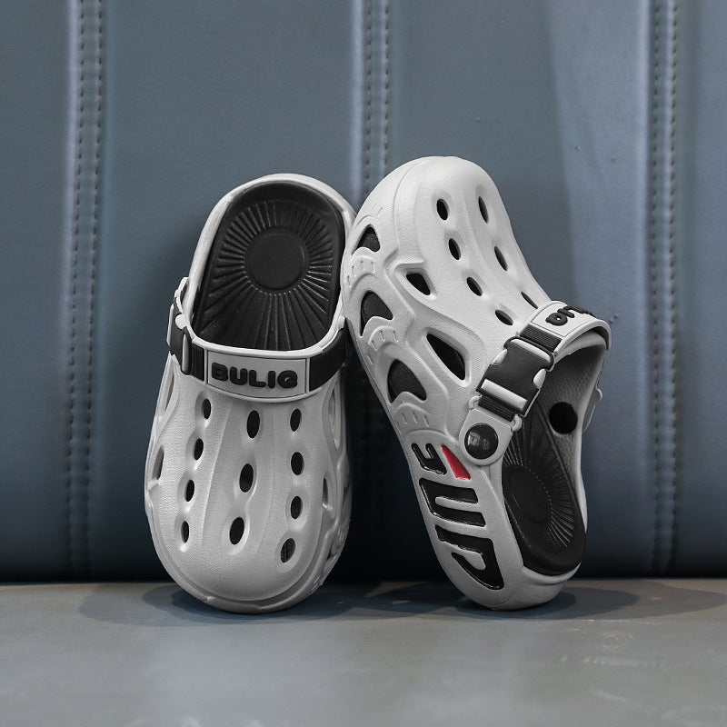 Children'S Summer Clogs For Couples, Non-Slip Closed-Toe Slippers For Boys And Girls, Unisex Sandals - Image 1