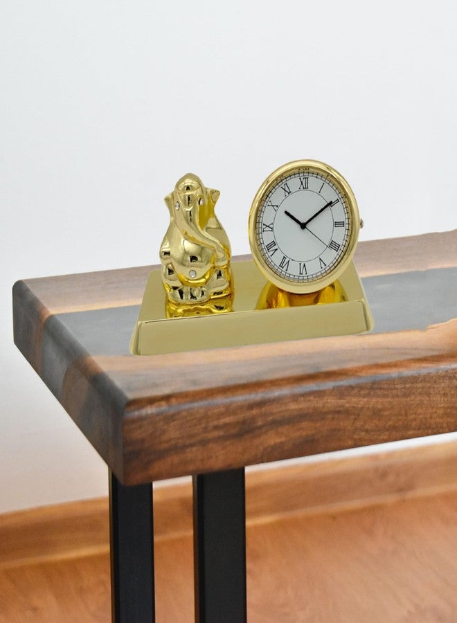 NXZ Diwali Corporate Gift - Lord Ganesha with Clock - Latest Gift for Employees Decorative Showpiece - Image 3
