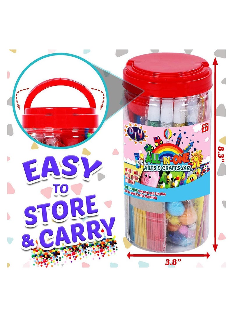 Cool Baby COOLBABY Arts and Crafts Supplies for Kids Craft Kits for Kids with Construction Paper Craft Tools - Image 5