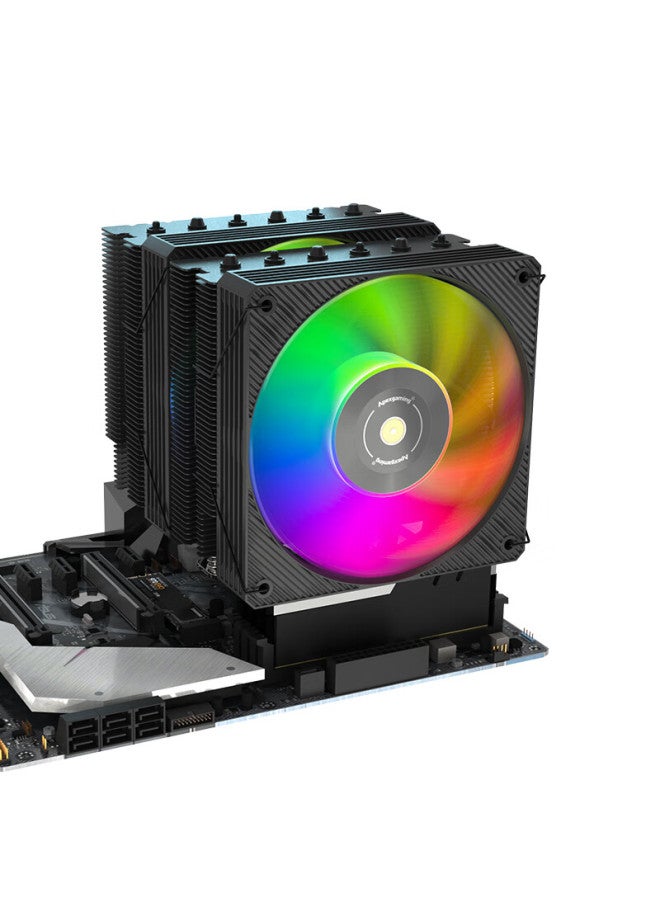 Apexgaming Pd6bg Air Cooler With 6 Tubes And Direct Dual Tower Design, High-performance Pwm Fan, Supports Dual Platforms - New Product - Image 4