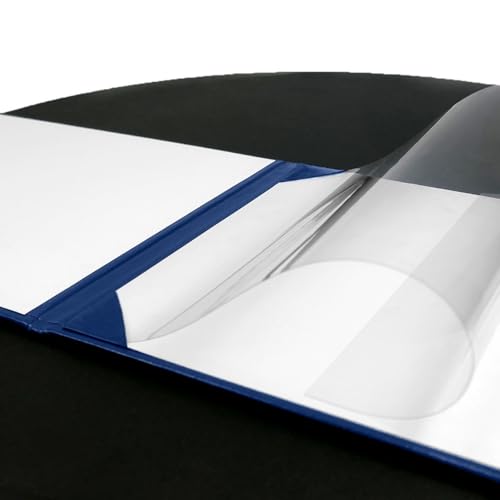 Happy Secret Diploma Cover 8.5''x 11'' Diploma Holder Graduation Certificate Holders Certificate Covers Smooth Leather (Navy) - Image 5