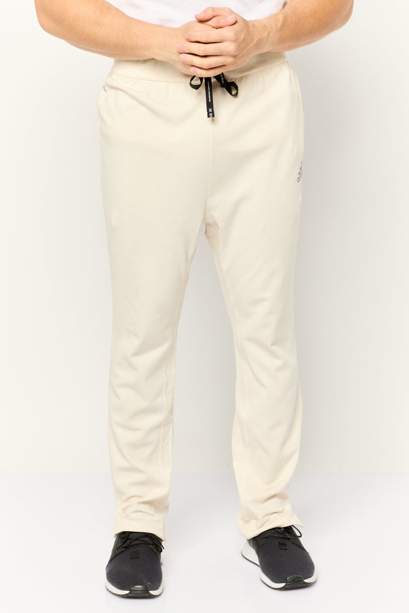 Adidas Men Sportswear Fit Outdoor Sweatpants, Cream  - Image 1