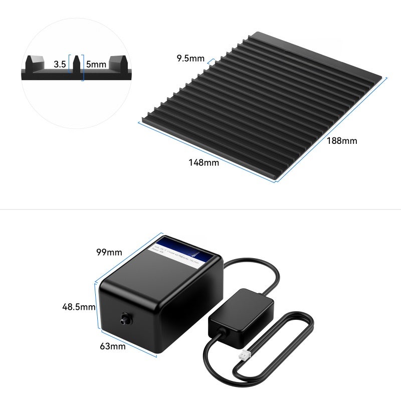 SCULPFUN iCube 2-in-1 Honeycomb Panel Air Pump Kit - Low Noise Mini Engraver Accessory for Desktop Protection - Image 5
