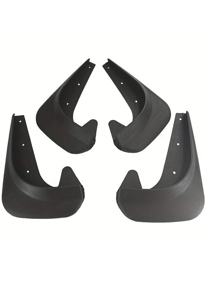 1 Set Heavy Duty Black Car Wheel Arch Mud Deflectors with Mounting Hardware for SUVs Trucks - Image 4