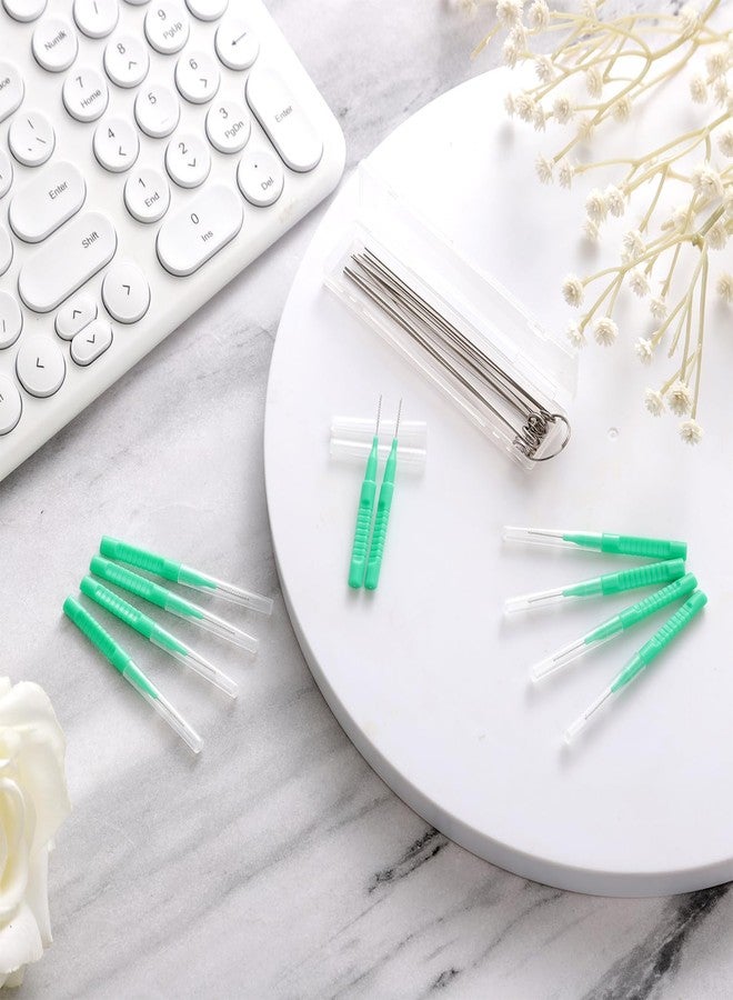 XIHIRCD 30pcs Shower Head Cleaner Tools, Shower Head Cleaning Brushes Multi-Sized Shower Head Cleaner Picks for Small Hole Anti-Clogging Cleaning Brush for Gap Nozzle Slot (Green - Image 3