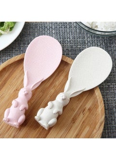 Generic 1 piece of innovative, cute, rabbit-shaped rice scoop multicolore  - Image 4