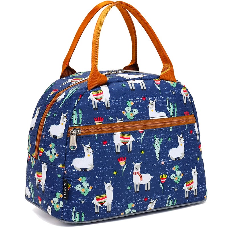 FlowFly Insulated Lunch Cooler Bag - Tote Bag Organizer for Women/Men, Alpaca - Image 1