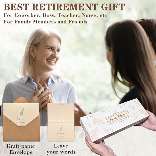 vifoew Retirement Gift for Woman Men 32 Wind Chimes Retired Gifts 2026 Happy Retirement Gifts for Women Coworker Colleague Boss Teachers Nurses Friends Going Away Gift Ideas Retirement Decorations - Image 3