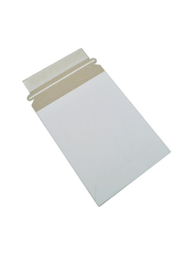 maxtek 100 Pack Stay Flat Rigid Photo & Document White Cardboard Mailers 6 X 8 Inches Self Seal Adhesive Flap. - Image 2