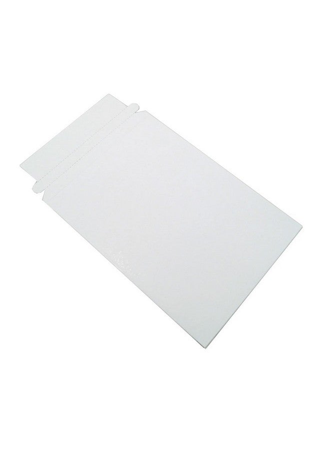 maxtek 100 Pack Stay Flat Rigid Photo & Document White Cardboard Mailers 6 X 8 Inches Self Seal Adhesive Flap. - Image 3