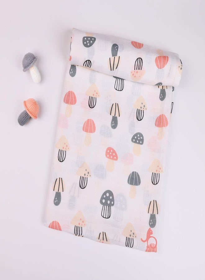 Just Bumm 100% Organic Cotton Muslin Swaddle for Newborn Babies - 98x98 cm, Soft, Breathable, Lightweight Swaddle Wraps for Babies Pack of 3 (Little Explorers) - Image 3