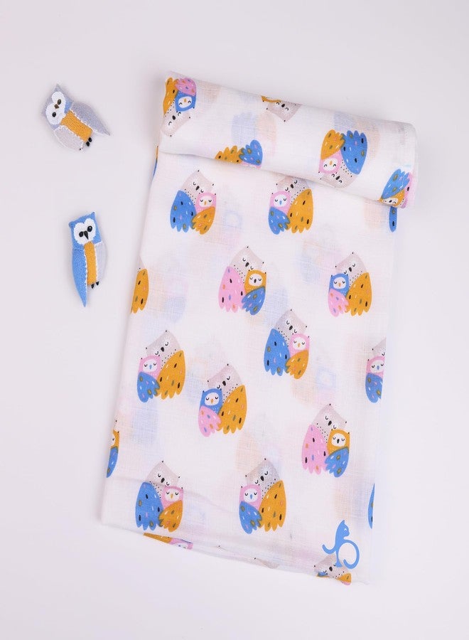 Just Bumm 100% Organic Cotton Muslin Swaddle for Newborn Babies - 98x98 cm, Soft, Breathable, Lightweight Swaddle Wraps for Babies Pack of 3 (Little Explorers) - Image 2