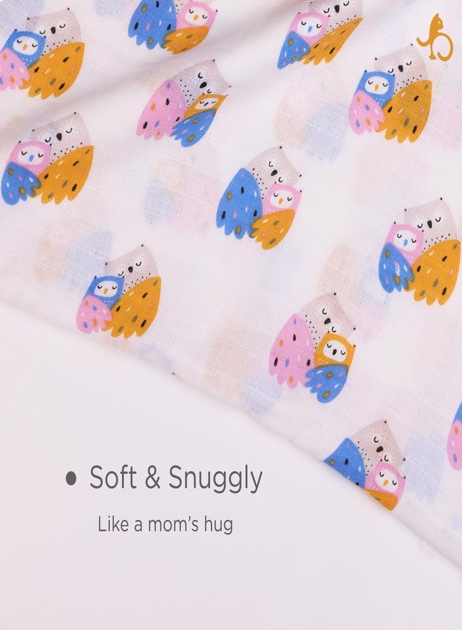 Just Bumm 100% Organic Cotton Muslin Swaddle for Newborn Babies - 98x98 cm, Soft, Breathable, Lightweight Swaddle Wraps for Babies Pack of 3 (Little Explorers) - Image 5