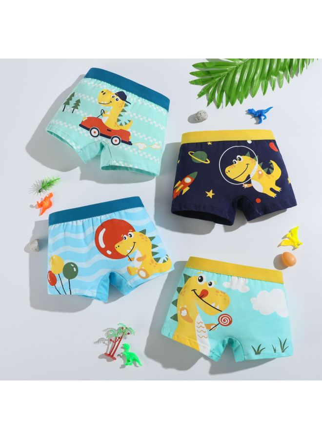 New Boys' Underwear Pure Cotton Breathable Boys' Boxer Briefs Medium And Large Children's Cartoon Boxer Briefs Baby Boy Manufacturer
