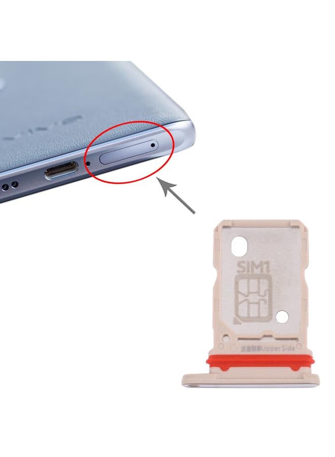 erorex For vivo X60 Pro+ V2056A SIM Card Tray + SIM Card Tray (Gold) - Image 4