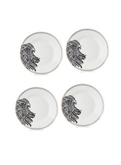 Hic flat porcelain dessert plates 4 Piece set  - Image 1