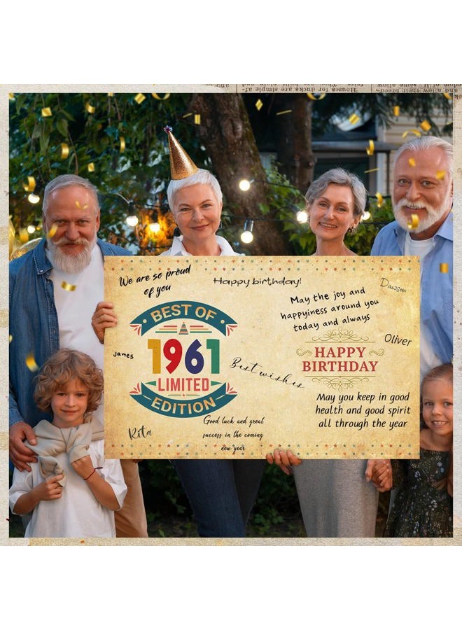 FANCYLUCKY Funny 65th Birthday Card Gifts for Women Men, Retro 65th Birthday Decorations for Grandpa Grandma, Bday Gifts for 65 Year Old Woman Man - Image 5