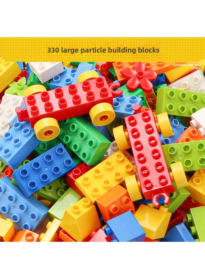 Compatible With Lego Building Blocks Children's Large Particles Assembling Baby Assembling Large Intelligence-benefiting 3-year-old 6-boy Brain Toys