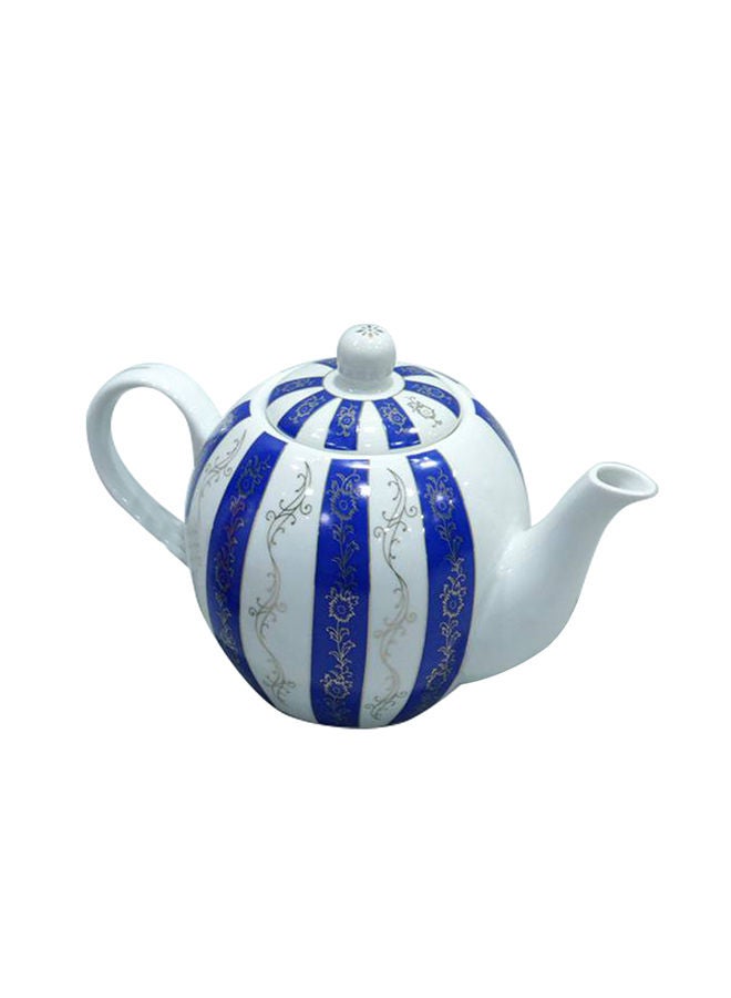 Teapot Ceramic With Striped