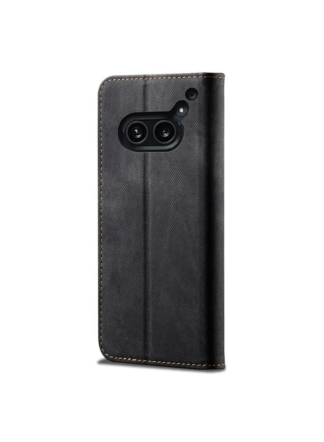 S-TOP Case For Nothing Phone 2A Denim Texture Casual Style Flip Leather Case - Image 4