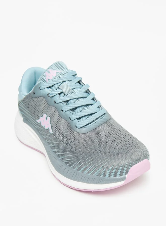 Kappa Women's Textured Walking Shoes with Lace-Up Closure