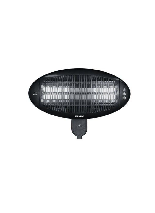 تورنيدو دفاية هالوجين تورنيدو حائطي 2000 وات أسود THH-2000W  - Image 2