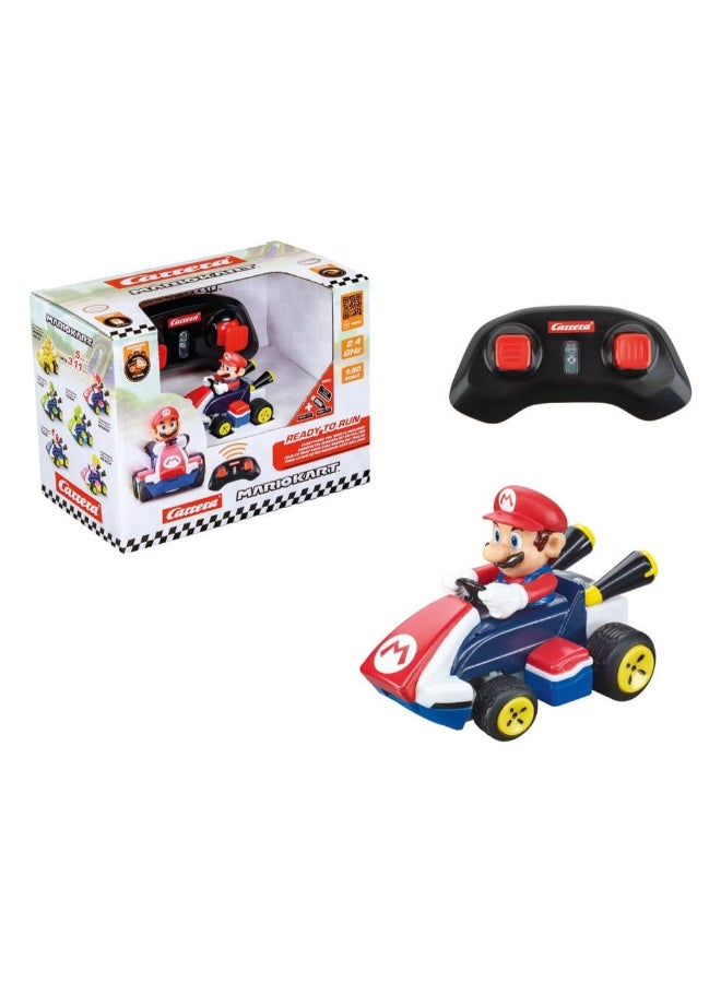 Carrera RC Mario Kart Mario Mini RC Car (1:50, Red/Blue) - Image 2