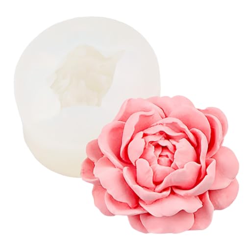 NINEXY 3D Flower Silicone Candle Molds Lotus/Rose/Iris/Camellia Flower Soap Plaster Resin Casting Mold Fondant Chocolate Cake Baking Tools (Jasmine) - Image 1