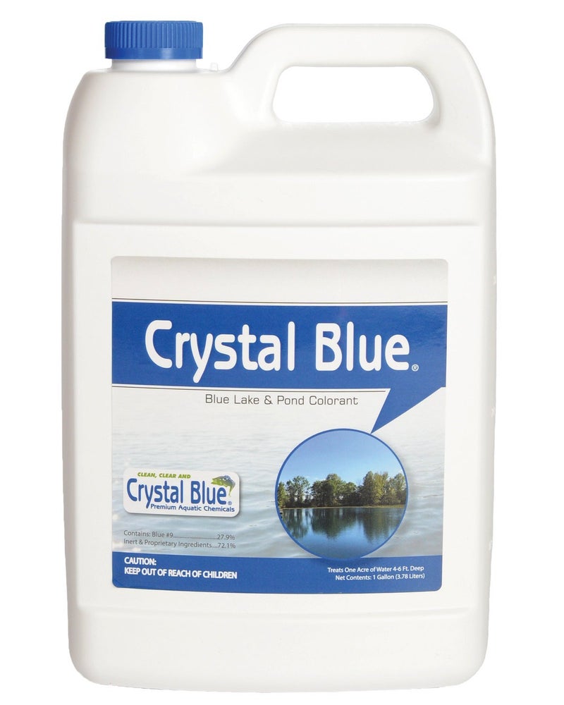 Crystal Blue Lake and Pond Dye - 1 Gallon - Royal Blue Color Treats up to 1 Acre - Clean, Clear & Crystal Blue Water - Environmentally Friendly Pond Dye - Image 1