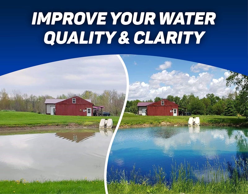 Crystal Blue Lake and Pond Dye - 1 Gallon - Royal Blue Color Treats up to 1 Acre - Clean, Clear & Crystal Blue Water - Environmentally Friendly Pond Dye - Image 3