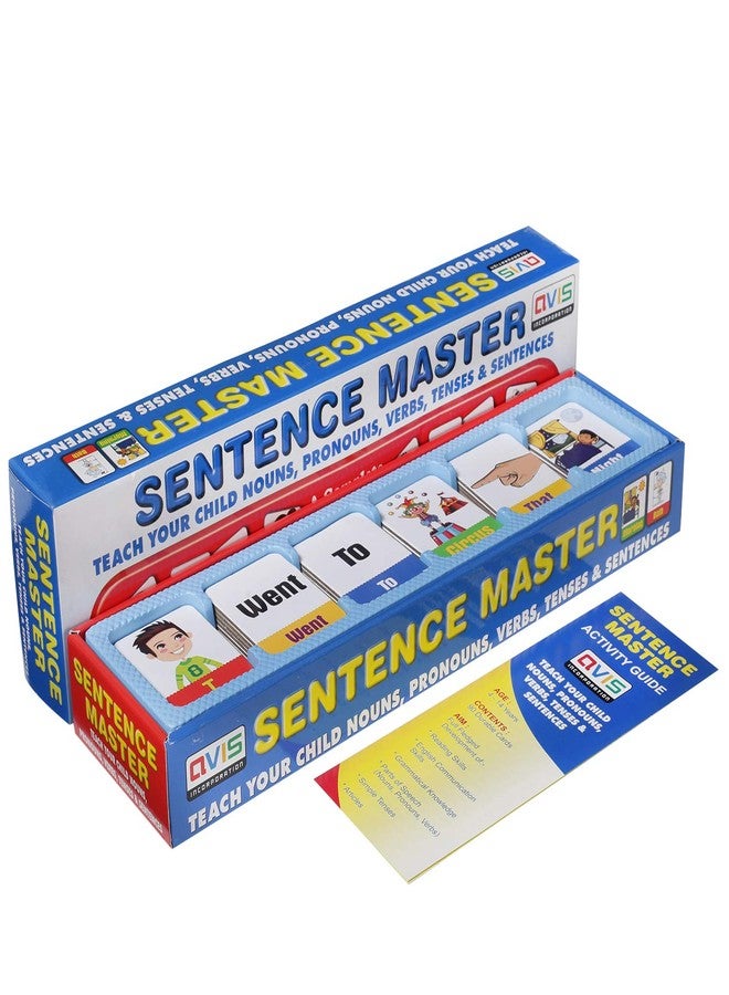 تويز تريند لعبة TOYZTREND Sentence Master: لعبة تعليمية تفاعلية لتعليم اللغة للأطفال | تنمية المهارات اللغوية، بناء الجمل | الأسماء، الأفعال، الأزمنة | لعبة ممتعة وتعليمية للأطفال الصغار، متعددة الألوان - Image 4