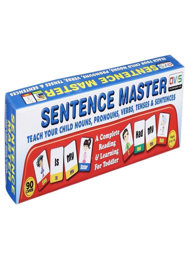 تويز تريند لعبة TOYZTREND Sentence Master: لعبة تعليمية تفاعلية لتعليم اللغة للأطفال | تنمية المهارات اللغوية، بناء الجمل | الأسماء، الأفعال، الأزمنة | لعبة ممتعة وتعليمية للأطفال الصغار، متعددة الألوان - Image 5