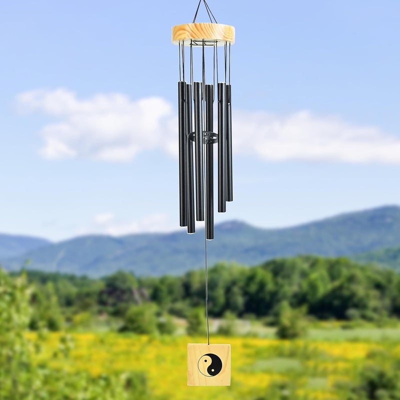 ZAICUS Home Decor Wind Chimes – 27 Inch Hanging Metal Wind Chime for Balcony Garden, Windchime for Indoor Outdoor Decoration, New Home Gift - Image 1