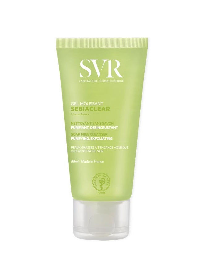 SVR Sebiaclear Gel Moussant for Oily Skin 55ml - Image 1