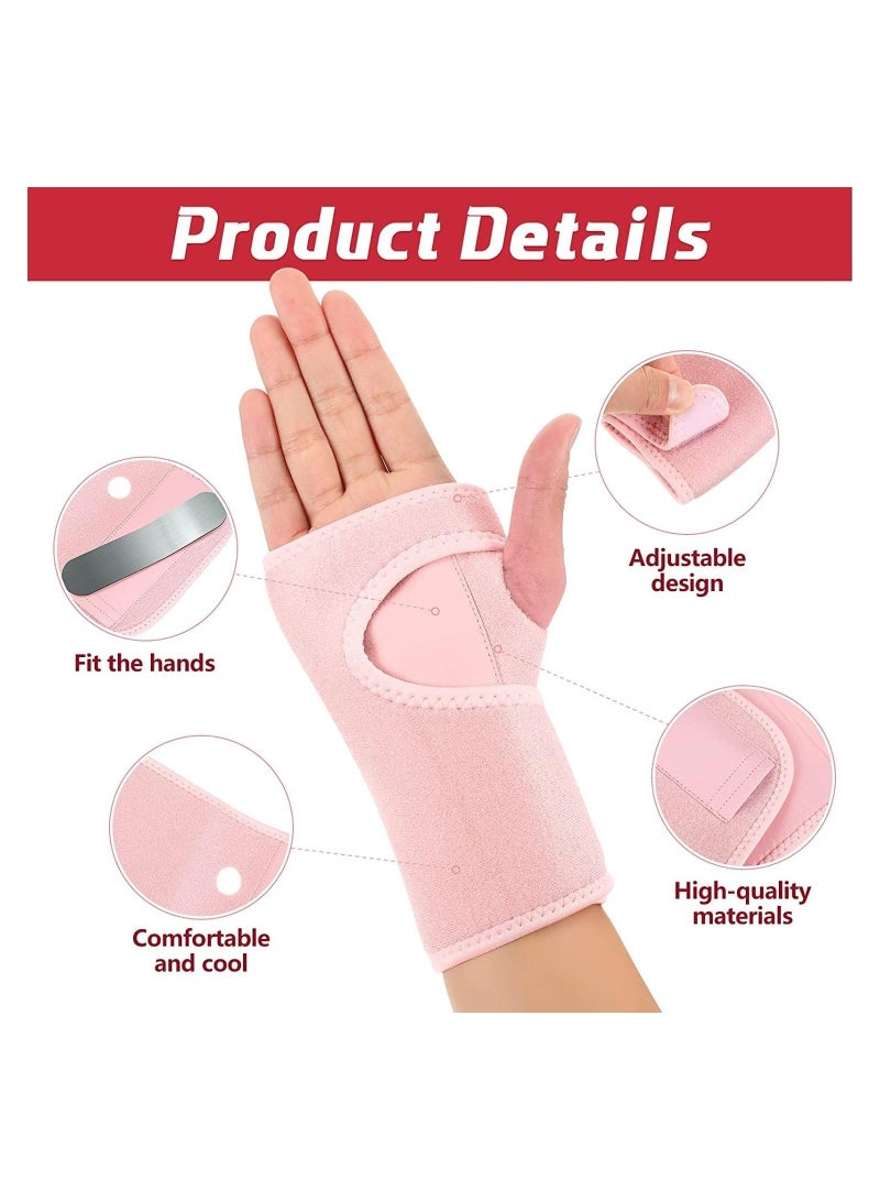 Y&D 2 Pieces Wrist Braces for Night Sleep Support Brace Splint Stabilizer and Hand Cushioned to Help With Carpal Tunnel Pain Relief - Image 2