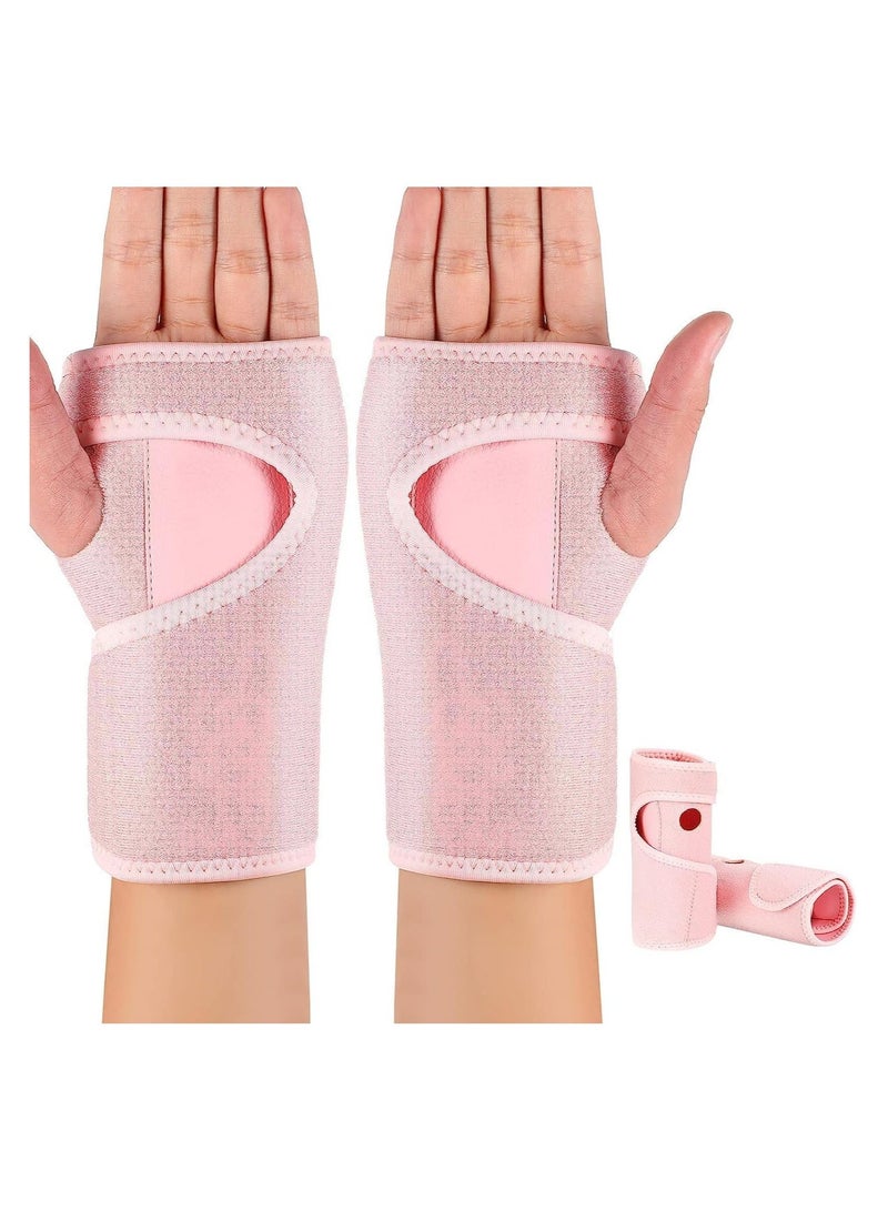 Y&D 2 Pieces Wrist Braces for Night Sleep Support Brace Splint Stabilizer and Hand Cushioned to Help With Carpal Tunnel Pain Relief - Image 1