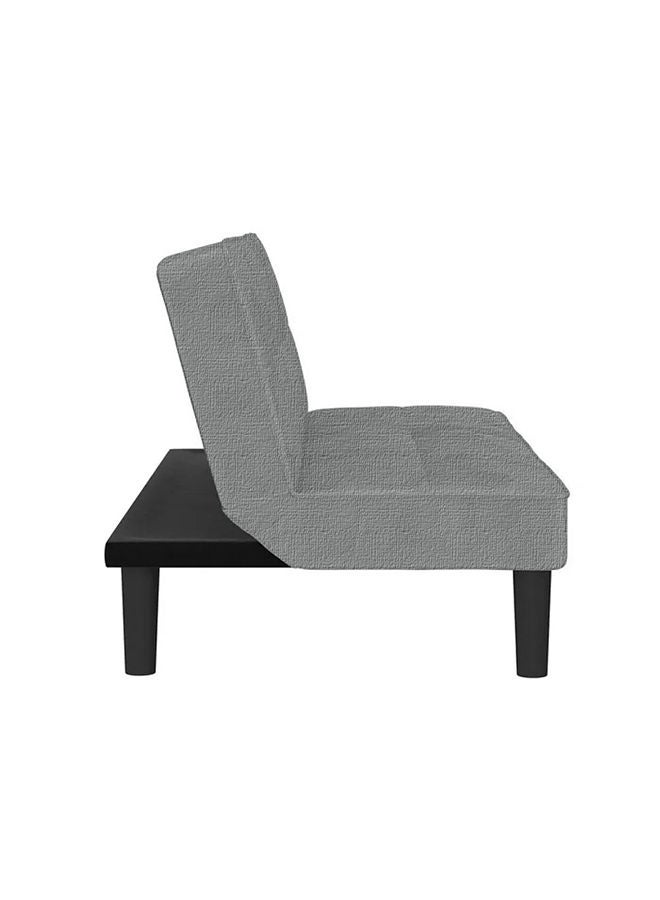 In-House Yoomi | Sofabed 2 In 1 Upholstered In Linen - Light Grey - Image 4
