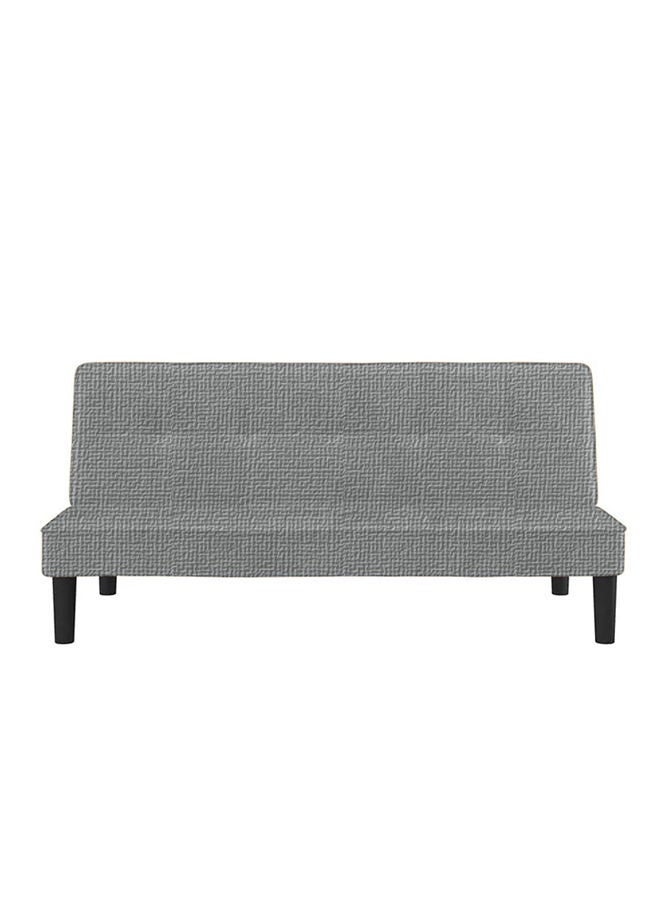 In-House Yoomi | Sofabed 2 In 1 Upholstered In Linen - Light Grey - Image 3