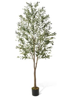 Generic Artificial Olive Tree - 150CM Tall Silk Olive Tree with Realistic Trunk & Leaves – All-Year-Round Home Decor  - Image 1
