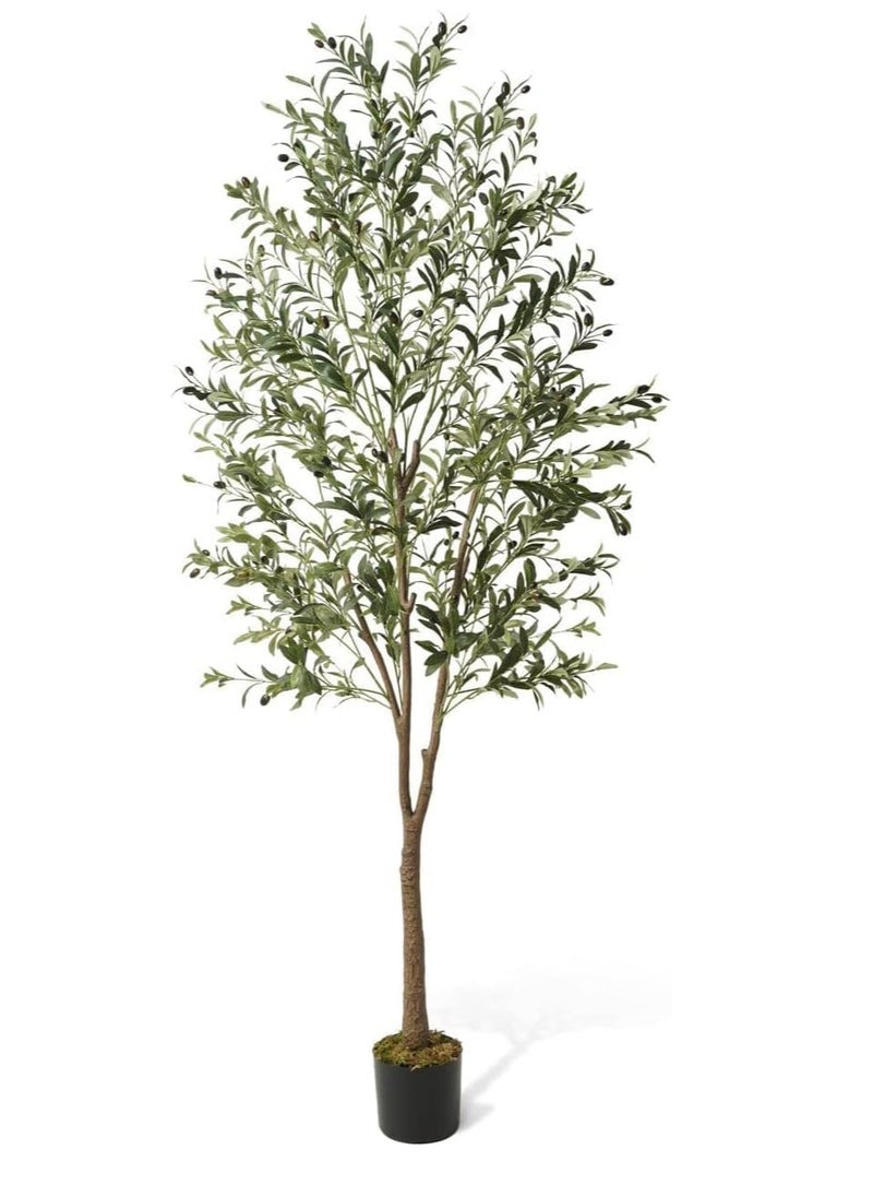 Generic Artificial Olive Tree - 150CM Tall Silk Olive Tree with Realistic Trunk & Leaves – All-Year-Round Home Decor  - Image 1