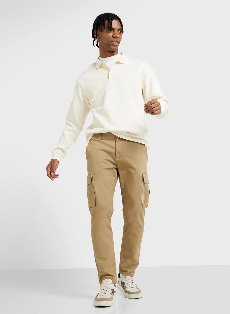 Only & Sons Onsbernard Color Block Half Zip Polo Shirt