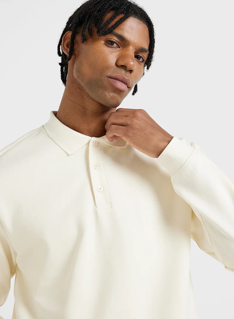 Only & Sons Onsbernard Color Block Half Zip Polo Shirt