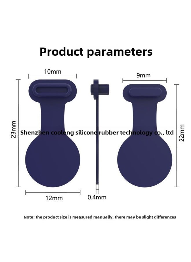 Generic - Suitable For Lightning Interface Dust Plug Silicone Mobile Phone Universal Charging Port Plug-Color:Transparent + Opp Bag-Applicable Models:Suitable For Old Apple Mobile Phone Dust Plug - Image 1