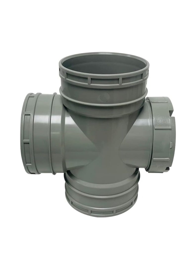KNP - KNP Door Tee UPVC Pipe Fitting 3 Inch is a Versatile and Durable Component Used in UPVC Piping Systems to Create a T Shaped Connection. - Image 1