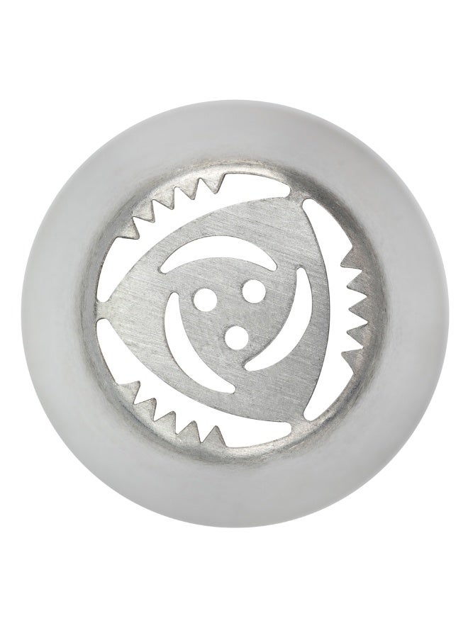 Restaurantware Pastry Tek Russian Piping Tip, 1 Rose Cake Decor Piping Tip - #9, Corrosion-Resistant, Stainless Steel Decorating Tip For Frosting, Dishwasher-Safe, Decorate Cupcakes, Cakes, or Cookies - Image 1